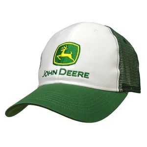Jockey blanco con logo malla verde (NP LP36224)